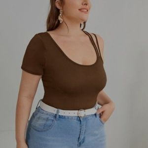 Brown Bodysuit